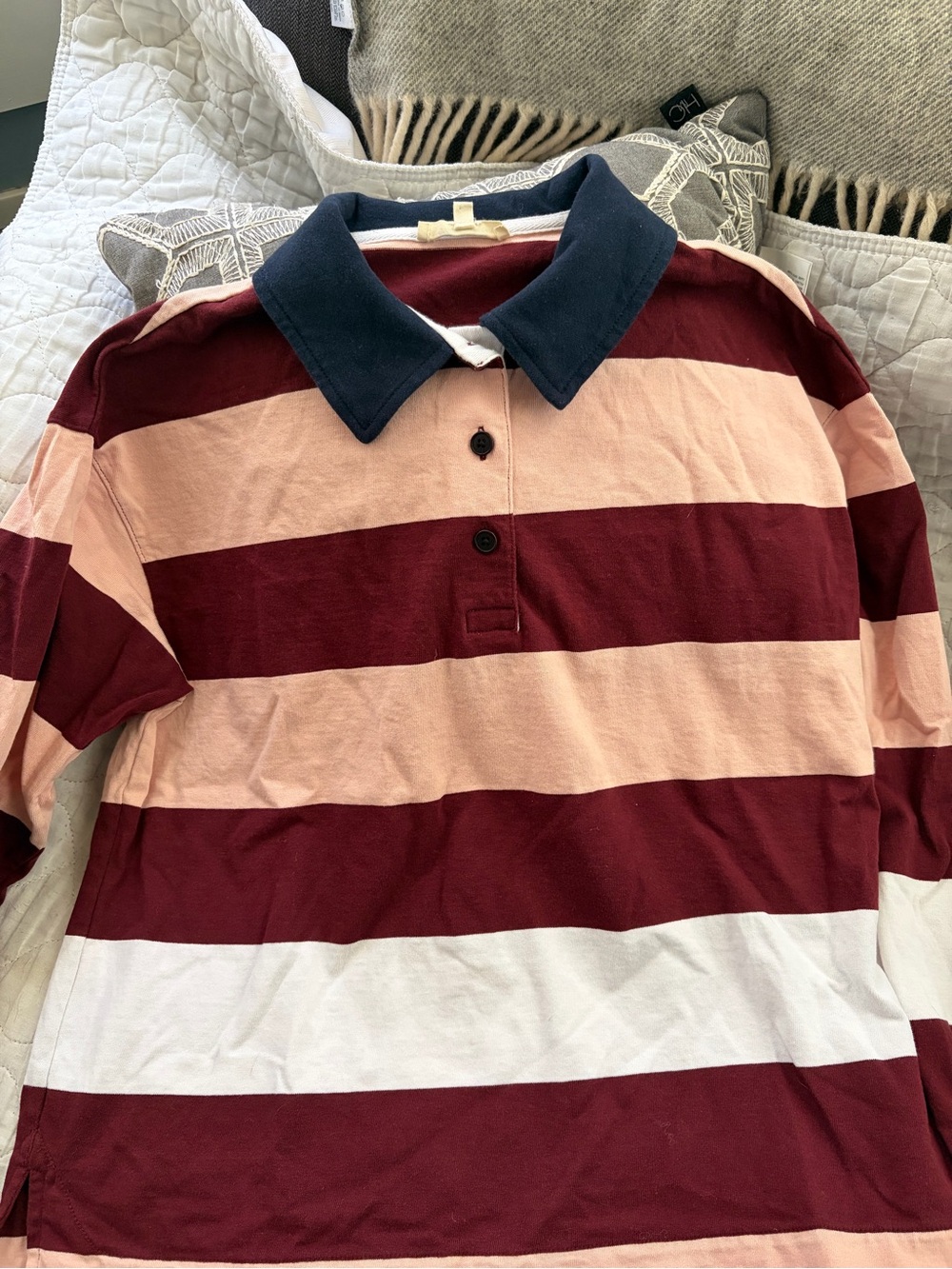 Madewell Striped Rugby Polo Shirt